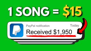 Get Paid $1900 Listening To Songs ???? Make Money Online