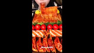 Spicy food eating|Asmr eating|Eating video