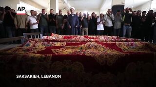 Funerals held in Lebanon for 11 dead in Israeli strikes, including women and children.