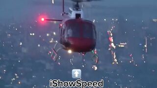 Team Speed arrives in Cebu by helicopter W Slipz,Henry, Rudiger & Barcode #shorts #ishowspeed #cebu