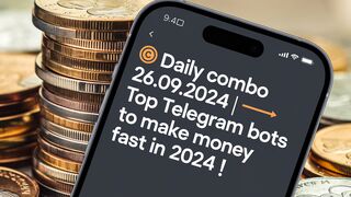 Daily Combo 26.09.2024 | Top Telegram Bots to Make Money FAST in 2024! | New game Durov Fabrica