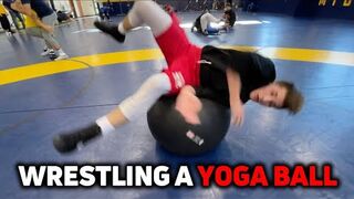 Meyer Shapiro Is A Wrestling Wizard With A Yoga Ball