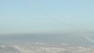 Smoke billows following Israeli strikes on southern Lebanese villages .