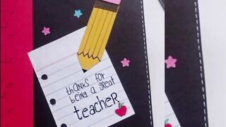 Handmade teachers day cards