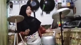 Play the drums