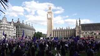 Hundreds attend London demonstration calling for UK to rejoin EU _ AFP.