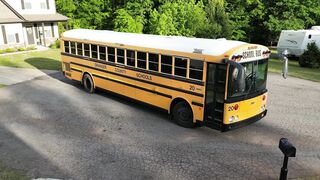  SCHOOL BUS into a LUXURY tiny home