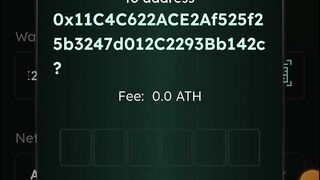 Athene Mining Withdraw system