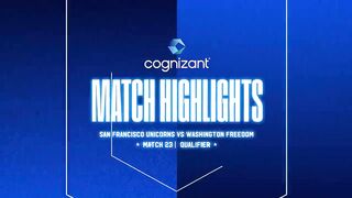 Cognizant Major League Cricket Qualifier Highlights ｜ San Francisco Unicorns Vs. Washington Freedom