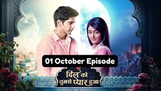 Dil Ko Tumse Pyaar Hua 1st October 2024 Episode | Dil Ko Tumse Pyaar Hua Today NEW PROMO