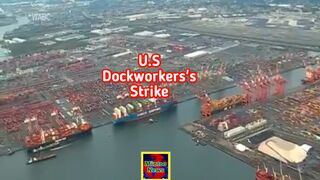 45,000 dockworkers to strike, which will threatening U.S. supply chain