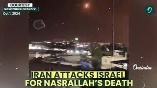 BREAKING: 100+ Ballistic Missiles Hit Tel Aviv, Sirens Blare, Iran At War With Israel?