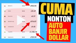 Modal NONTON Youtube DIBAYAR dollar, cara menghasilkan uang dari internet