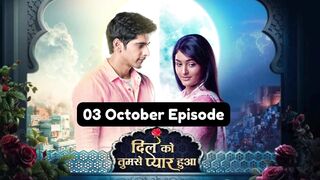 Dil Ko Tumse Pyaar Hua 3rd October 2024 Episode | Dil Ko Tumse Pyaar Hua Today NEW PROMO