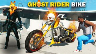 Franklin Stealing ???? Ghost Rider Burning Bike in GTA 5 ! | Hafiz gamerz