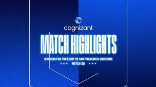 Cognizant Major League Cricket Game 20 Highlights _ Washington Freedom Vs. San Francisco Unicorns