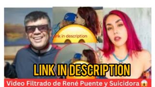 Dónde ver el video de René Puente y Suicidora link de Twitter del clip filtrado