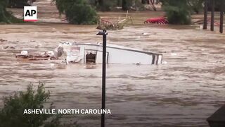 Hurricane Helene causes widespread destruction across the US Southeast.