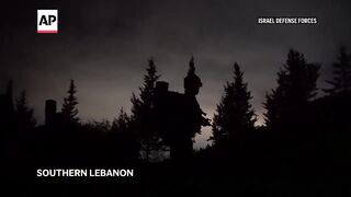 Israeli military releases video said to show its troops operating in Lebanon.