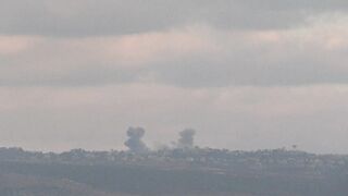 Smoke billows following Israeli strikes near the southern Lebanese city of Tyre _ AFP.