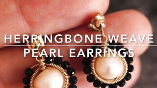 J#*#azz_up_your_Herringbone_Weave_Skill_with_Two_Earring_Designs????????❤️????????❤️❤️❤️