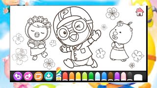 pororo and friend colouring 2