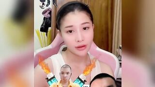 Vợ Long Chín Ngón Lộ Trên Live Clip Full