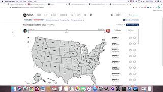 New Presidential Election Map Trump vs Harris 270 to win