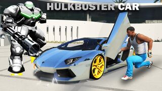 Franklin Stealing Diamond Hulkbuster Super Car in GTA 5 ! Hafiz Gamerz