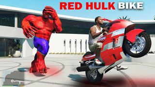 Franklin Stealing Red Hulk Bike in GTA 5 ! | Hafiz Gamerz