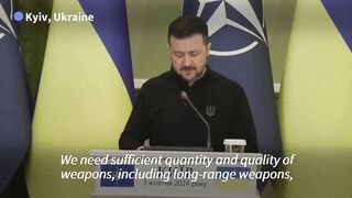 Zelensky says West 'dragging out' long-range missile supplies to Ukraine _ AFP.