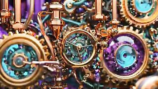 A Steampunk World -AI Animation