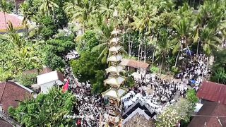 SUPER INCREDIBLE VIEW FROM ABOVE ON THE WORK OF PELEBON TANGKAS KORI AGUNG & ARYA KUTA WARINGIN, BADE 31 Meters Karangasem Bali 2024