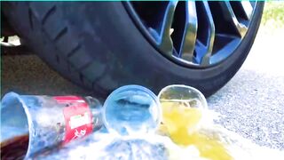 Crushing crunchy and soft things by car! TRY CAR vs ORBEEZ WATER BALLOON