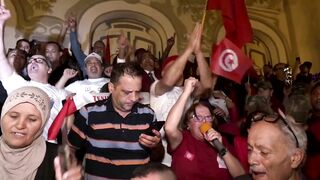 Tunisia's Saied set for landslide election win, exit poll shows .