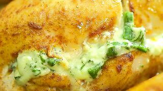 Spinach stuffed chicken