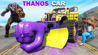 Franklin Stealing Thanos Strongest Car in GTA 5 ! _ Techerz