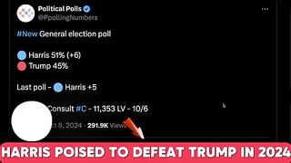 Latest Polls Show Harris Poised to Defeat Trump in 2024 Election Map!