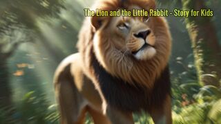 The Lion and the Little Rabbit - Story for Kids