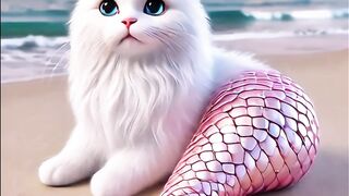 Mermaid Cat, Helping an Injured