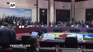 Top officials from US, China and Russia among attendees for East Asia Summit in Laos.