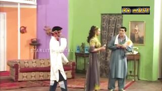 Best of Nargis and Zafri Khan With Sajan Abbas Old Stage Drama Comedy Clip | Pk Mast