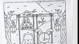 Spooky Coloring Pages: Enter the Realm of Shadows!