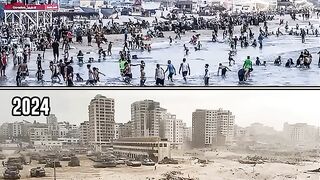 Gaza Before and After Israeli Attack