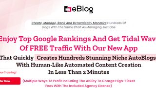 introducing eBlog AI – The Revolutionary Automated AI Blog Creation & Management Tool!