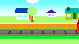 Working Train anime | Various railroad crossings appear