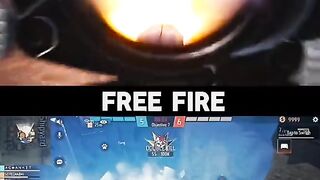 ☠️ IMPOSSIBLE☠️ Free Fire VS Pubg Song + Edit Video. #allgame #viralvideo #cod #viralgame #bdffmax