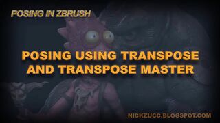 Posing a Character Using Transpose Master in ZBrush | CGI 3D Tutorial HD | CGMeetup