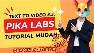 GRATIS! Tutorial PIKA LABS Pemula pasti bisa buat Text to Video pakai AI