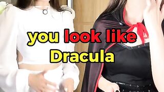 You look like dracula